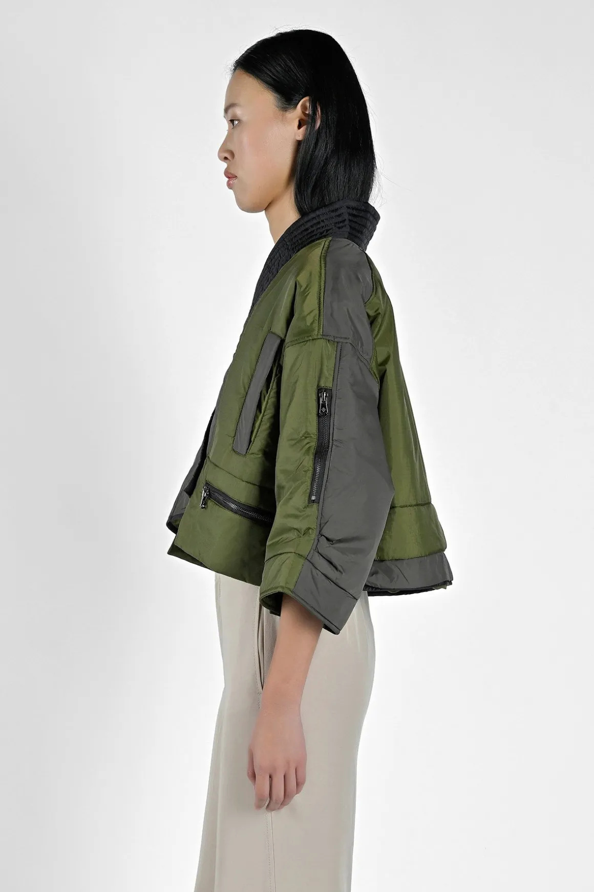 Capsule^Canadian Classics Kimono Kelly Verde