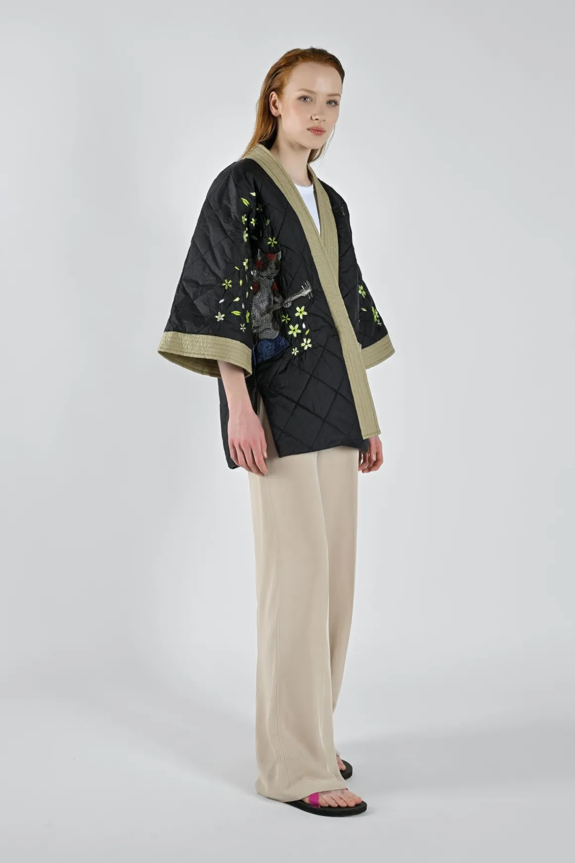 Capsule^Canadian Classics Kimono Zoe Long Black