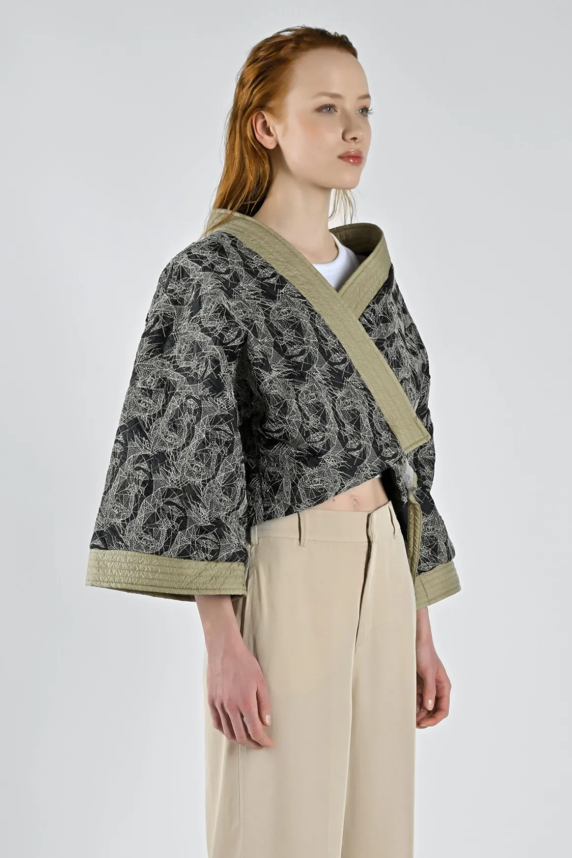 Capsule^Canadian Classics Kimono Zoe Manica Lunga Black