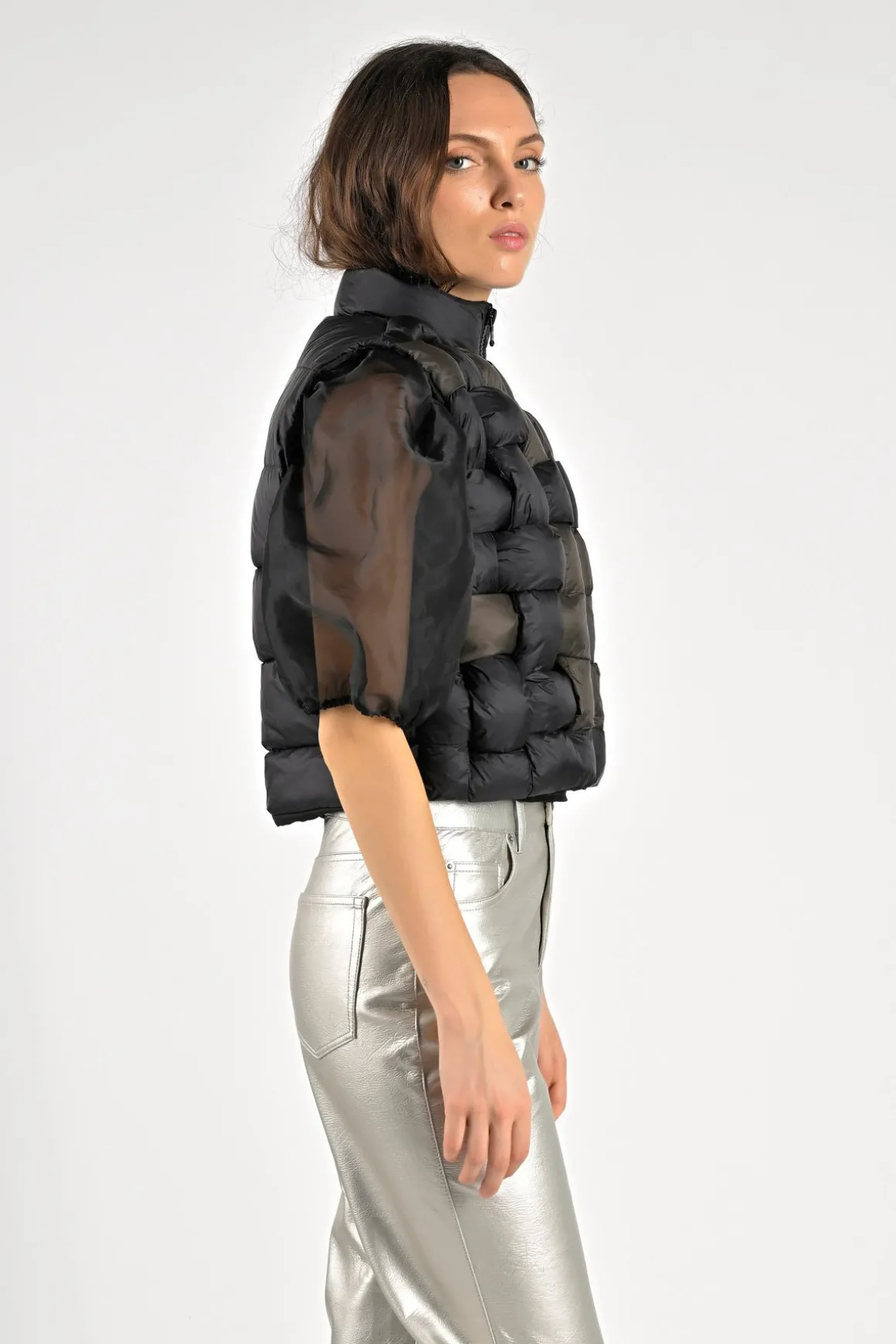 Gilet | Capsule Collection^Canadian Classics Sophie Vest Color Block Black & olive